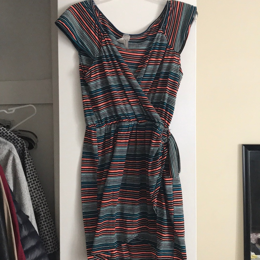 Colorful, Striped Sun Dress
